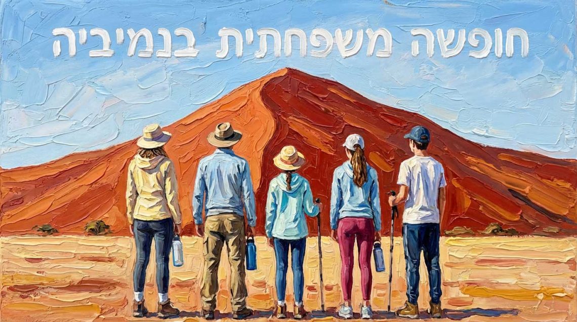 חופשה משפחתית בנמיביה